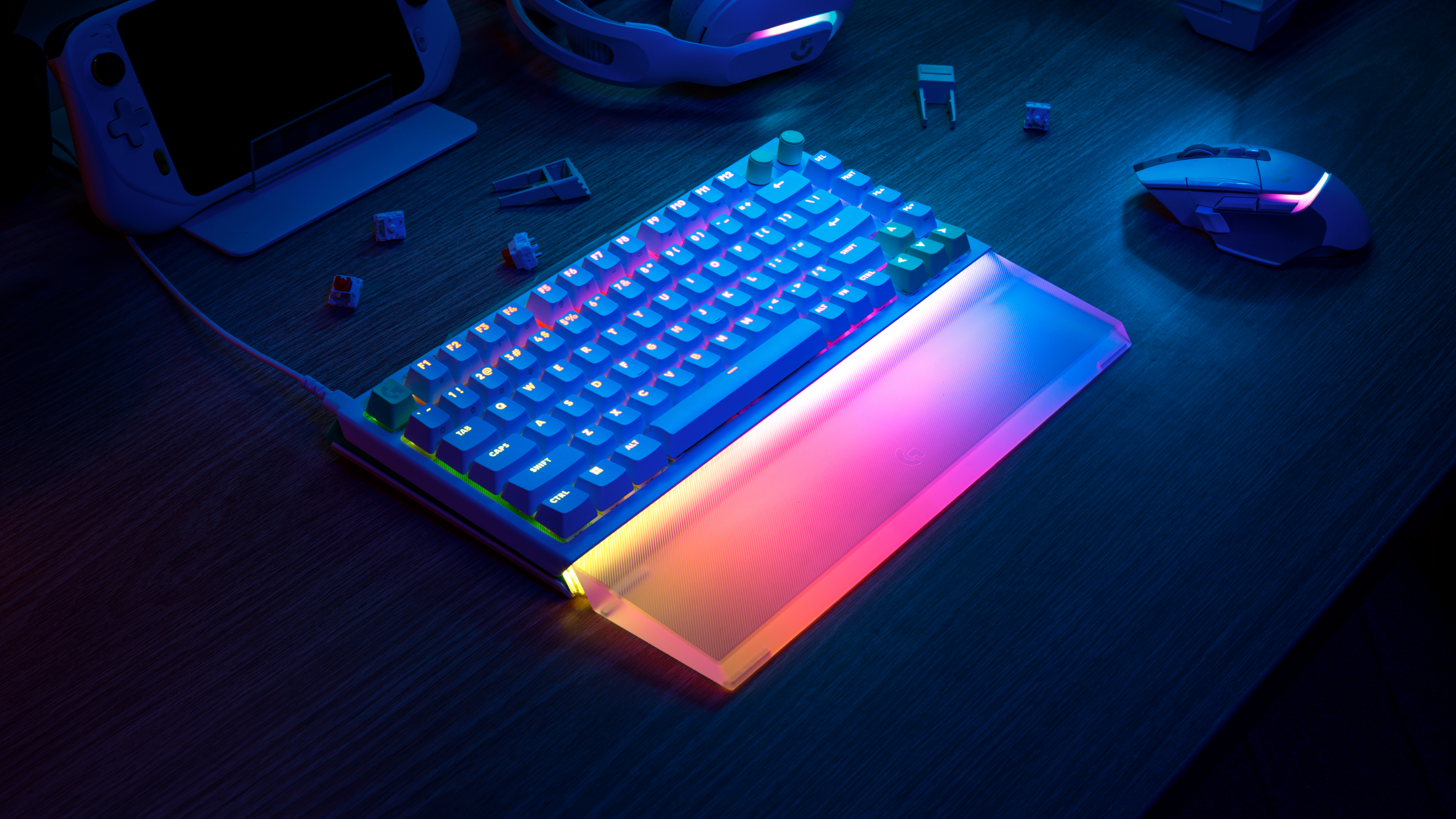 G512 X Palm Rest RGB アクリル製リストレスト | ロジクール G