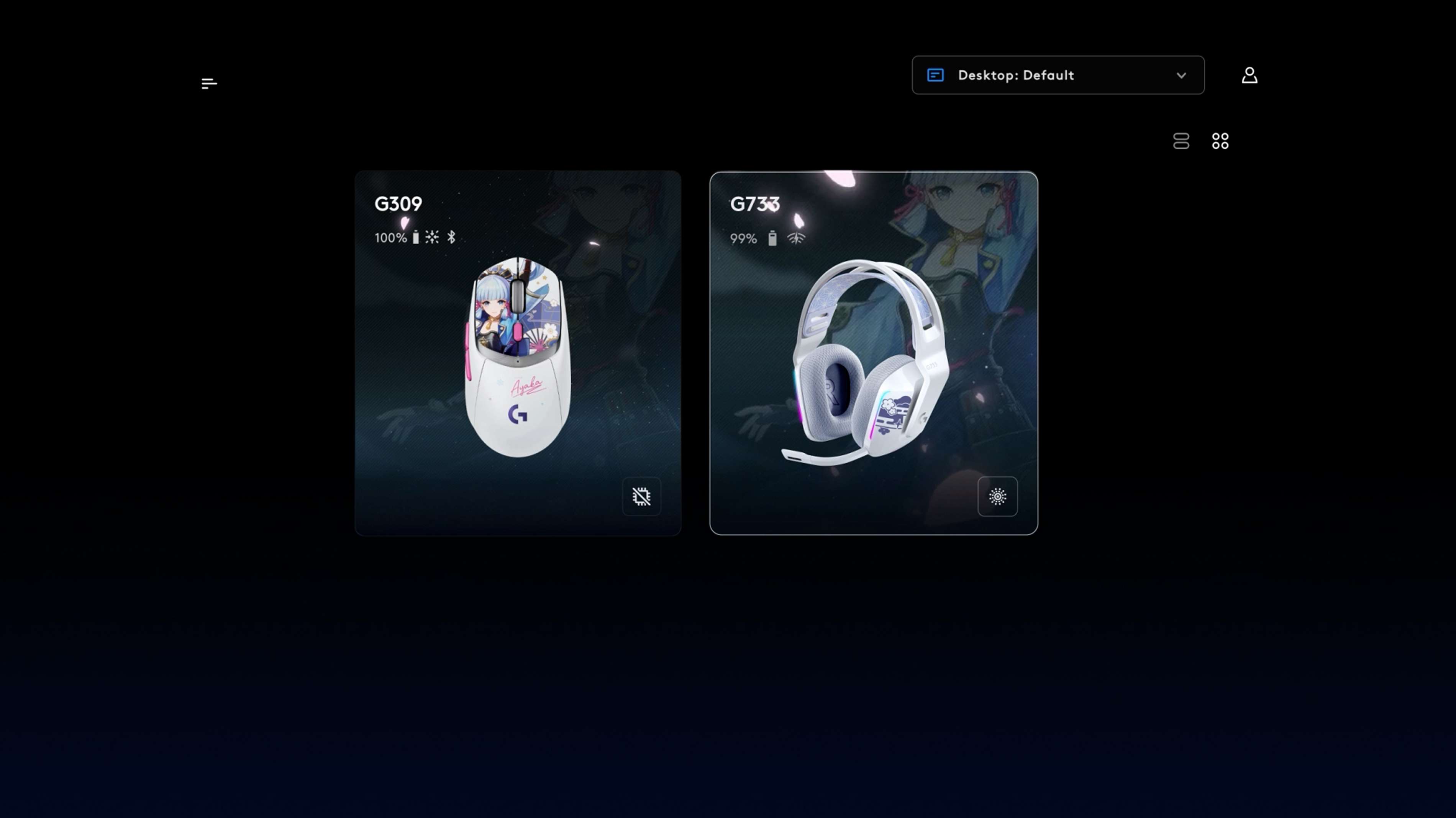 Lucky　綾波レイセット G733 神里綾華スペシャルエディションヘッドセット｜ロジクール G