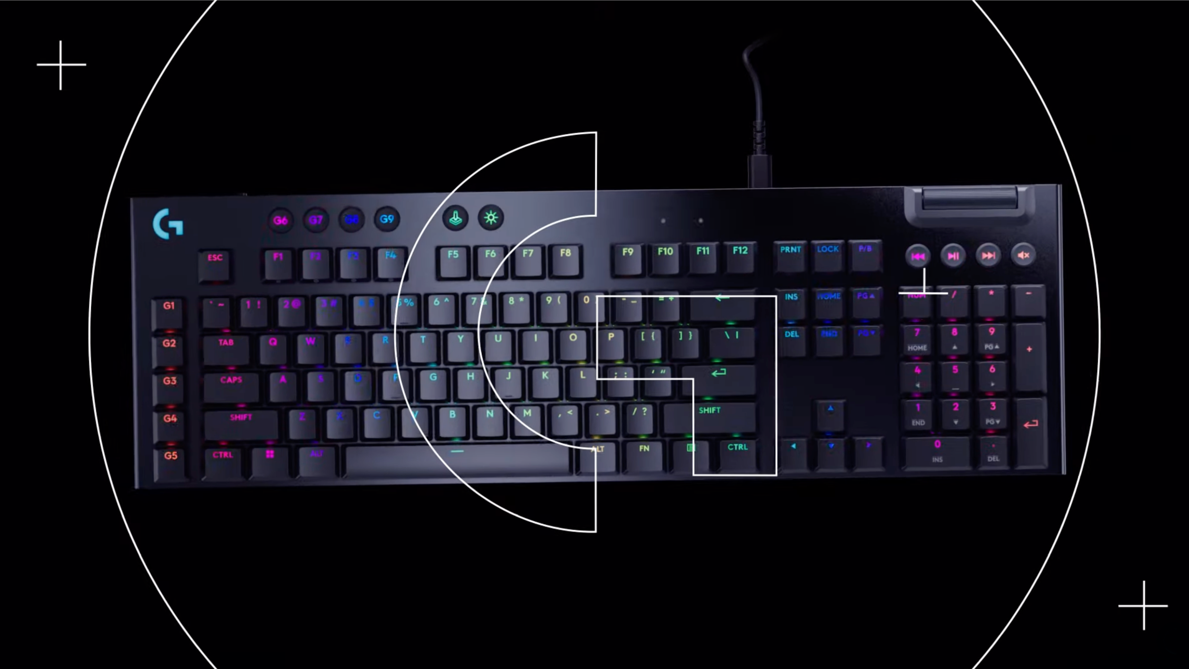 G915 X 薄型有線ゲーミングキーボード | ロジクールG