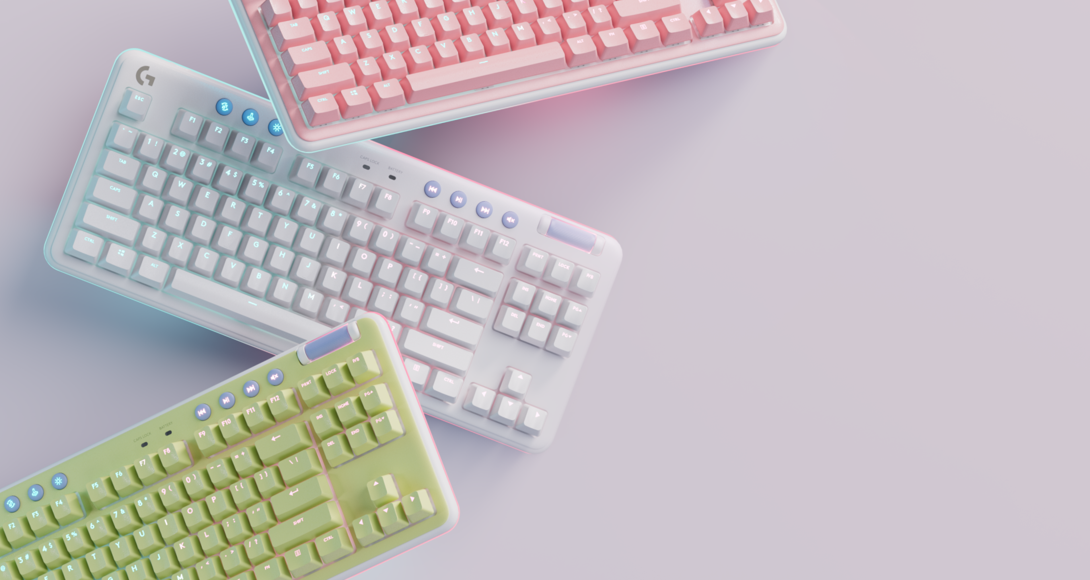 G715 TKLメカニカル ワイヤレス キーボード（RGB搭載