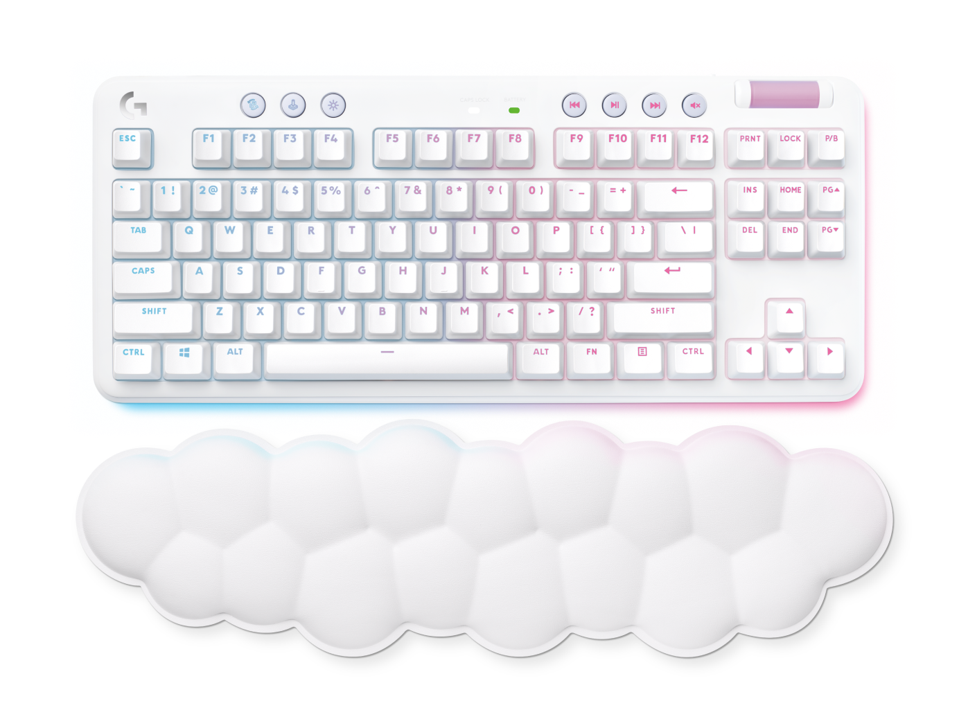Logicool オーロラコレクション ゲーミングキーボード G715 G715 TKLメカニカル ワイヤレス キーボード（RGB搭載