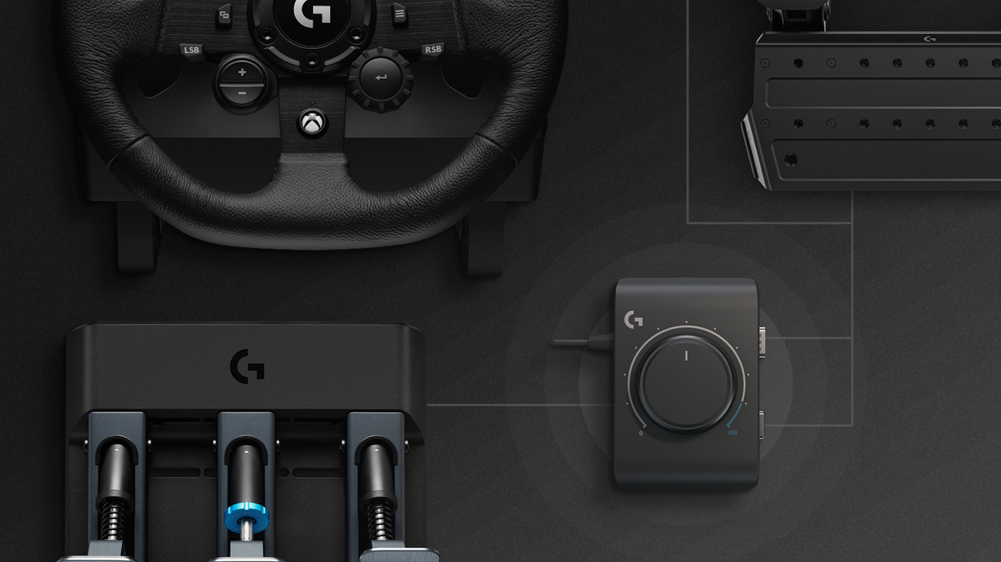 0326 ロジクール logiteah Racing Wheel レージングホイール ハンドル ペダル スティック ※動作未確認 ゲーム機周辺機器 S162 佐120 1823 Logitech ロジテック Gプロ レーシングホイールPC