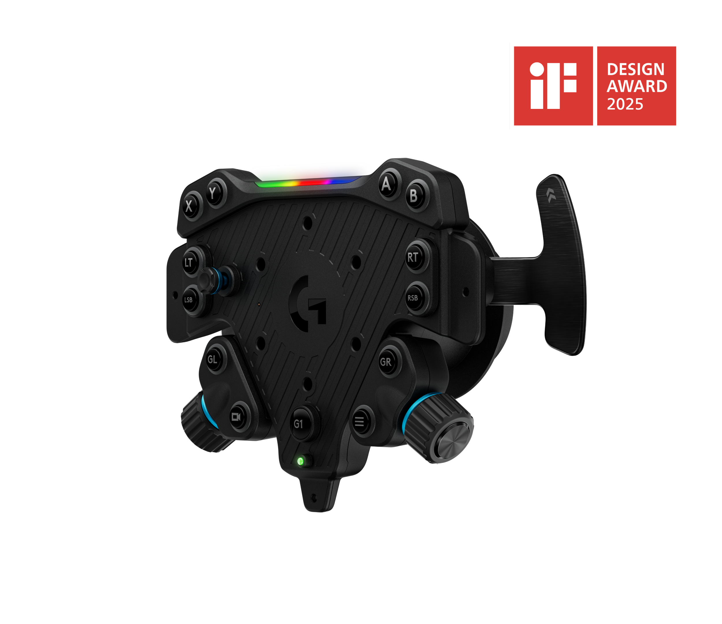 【はる様】Logicool rs-wheel-hub-pc-3qtr-front-