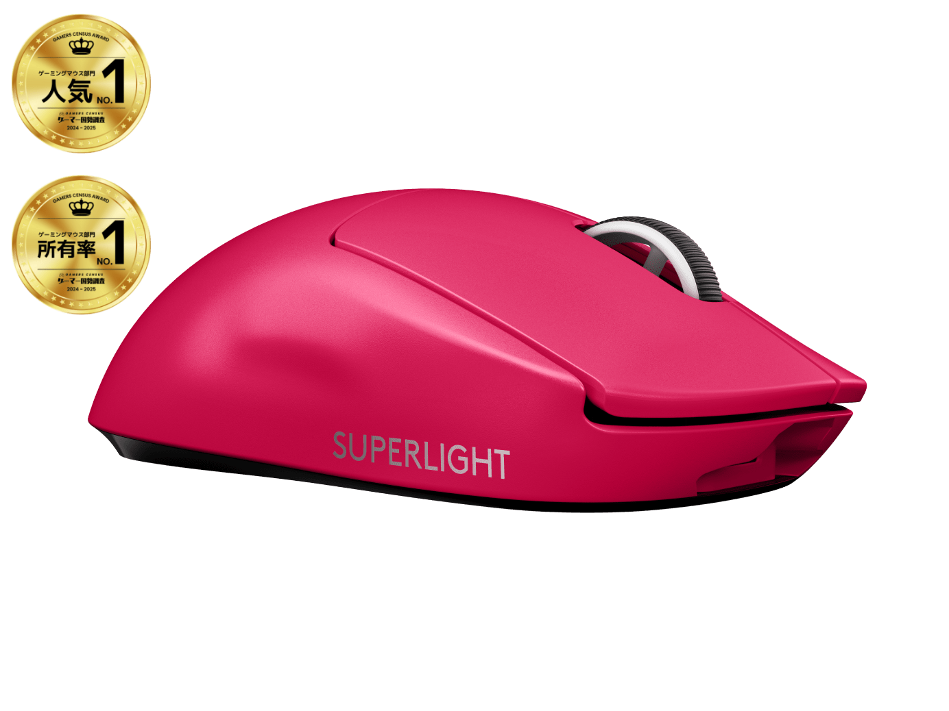 Logicool PRO X SUPERLIGHT ワイヤレスマウス ゲーム Logicool PRO X SUPERLIGHT 2 DEX ピンク - 製品詳細 | パソコン